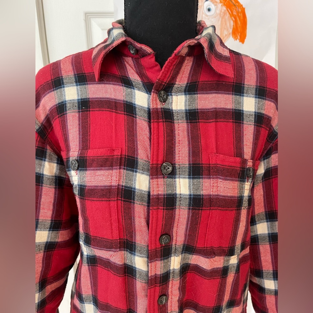 Wrangler Men's Heavyweight Plaid Sherpa Lined Shirt Jacket.Size S - Picture 8 of 15